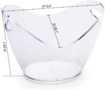 YOBANSA praktisches 3.5L Eiseimer Eiskübel aus Kunststoff – Bild 2