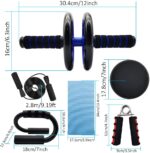 Azeekoom 8 in 1 Ab Wheel Bauchtrainer Set – Bild 7