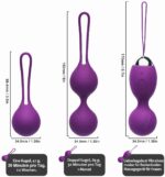 Acvioo Liebeskugeln Beckenbodentrainer für Frauen mt Fernbedienung – Bild 2