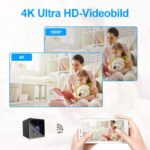 Mini Kamera, KEAN 4K HD Mini Überwachungskamera Lange Batterielaufzeit – Bild 2