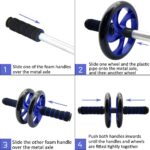 Azeekoom 8 in 1 Ab Wheel Bauchtrainer Set – Bild 3