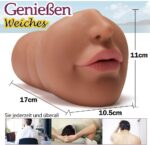 Masturbator Taschenmuschi Blowjob mit 3D realistische Mund Vagina – Bild 6