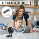 WOWGO Mini Handventilator Batteriebetrieben, 2500mAh – Bild 3