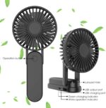 WOWGO Mini Handventilator Batteriebetrieben, 2500mAh – Bild 9
