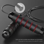 Fitness-Springseil | Speed Rope verstellbar | rotierendes Kugellagersystem – Bild 2