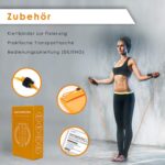 Eqofit® Springseil Speed Rope mit Zähler für Ausdauersport Crossfit Homeworkout Intervalltraining – Bild 4