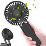 WOWGO Mini Handventilator Batteriebetrieben, 2500mAh