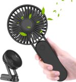 WOWGO Mini Handventilator Batteriebetrieben, 2500mAh