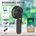 WOWGO Mini Handventilator Batteriebetrieben, 2500mAh – Bild 6