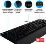 Logitech G213 Prodigy Gaming-Tastatur mit RGB-Beleuchtung und Multimedia-Steuerung, Schwarz – Bild 2