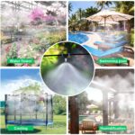 Aiglam Bewässerungssystem Outdoor Misting System Sprühnebel Kühlung – Bild 6