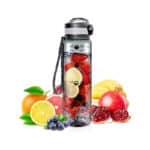 Cocoda Trinkflasche 1L mit Abnehmbarer Obstfilter