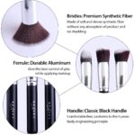 BEAKEY Make Up Pinsel Set Premium Synthetic (10+2 Stück) – Bild 3