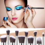BEAKEY Make Up Pinsel Set Premium Synthetic (10+2 Stück) – Bild 5
