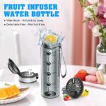 Cocoda Trinkflasche 1L mit Abnehmbarer Obstfilter – Bild 3