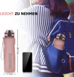 Adoric Sport Trinkflasche, [BPA Frei Tritan] 1L – Bild 6