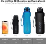 Adoric Sport Trinkflasche, [BPA Frei Tritan] – Bild 2
