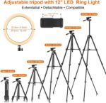 Tryone 12 Zoll LED Ring light 3 Lichtfarbe 2800 bis 6500K – Bild 11