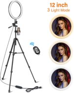 Tryone 12 Zoll LED Ring light 3 Lichtfarbe 2800 bis 6500K – Bild 8