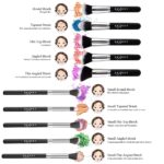 BEAKEY Make Up Pinsel Set Premium Synthetic (10+2 Stück) – Bild 4