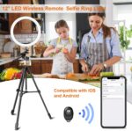 Tryone 12 Zoll LED Ring light 3 Lichtfarbe 2800 bis 6500K – Bild 3