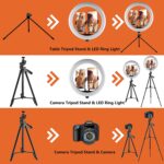 Ringlicht Mit Stativ, 12"/ 30cm, 3 Beleuchtungsmodi – Bild 3