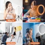 Ringlicht Mit Stativ, 12"/ 30cm, 3 Beleuchtungsmodi – Bild 7