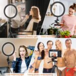 Tryone 12 Zoll LED Ring light 3 Lichtfarbe 2800 bis 6500K – Bild 7