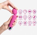 Six Nine Massage – 20 Verschiedene Vibrationsarten 8 Geschwindigkeiten – inkl. Reisetasche – Bild 3