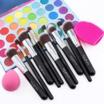 BEAKEY Make Up Pinsel Set Premium Synthetic (10+2 Stück) – Bild 7