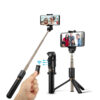 BlitzWolf Bluetooth Selfie Stick Stativ, 3 in 1 Erweiterbar Monopod Wireless Selfie-Stange Stab 360°