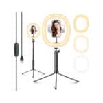 EIVOTOR 12 Zoll Ringlicht mit Stativ LED Selfie
