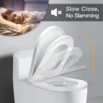 Toilettensitz mit Absenkautomatik, Premium Duroplast Klositz – Bild 3