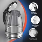 Wasserkocher Glas mit Temperatureinstellung Yoleo – Bild 3