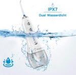 BESTOPE Munddusche,  IPX7 Wasserdicht USB Aufladen Zahnreiniger, 300ML – Bild 4