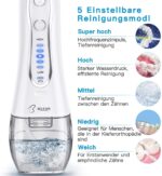 BESTOPE Munddusche,  IPX7 Wasserdicht USB Aufladen Zahnreiniger, 300ML – Bild 2