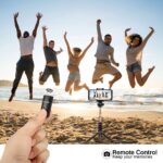 BlitzWolf Bluetooth Selfie Stick Stativ, 3 in 1 Erweiterbar Monopod Wireless Selfie-Stange Stab 360° – Bild 6
