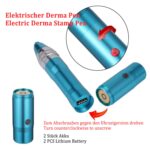 BOWKA Elektrischer Derma Pen Microneedling Pen inkl.12 Stück Mikro Derma Elektroantrieb Roller Nadelpatrone kabellos Wiederaufladbar verstellbar von 0,25 bis 2,5 mm