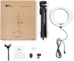 Amzdeal 6 '' Ringleuchte mit Stativ 3 Farben 10% -100% Einstellbare Helligkeit, 360°Umdrehung – Bild 9