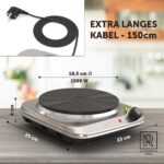 Premium Kochplatte Elektrisch Einzeln 1500W – Bild 2
