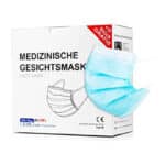 100 Stück + 10 Stück GRATIS OP-Mundschutz – TYP IIR (CE Zertifiziert) – Einmal Mundbedeckung (110 Stück Med).