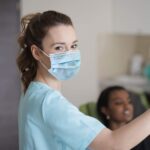 Medizinische Gesichtsmaske Einweg, Blau, 50 Stück – Bild 7