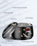 AEVO Warmwachs Set - Elektrischer Wachswärmer für Haarentfernung zuhause – Bild 9