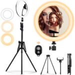 MOHOO LED Ringleuchte Licht Set, 3000-6000K dimmbare
