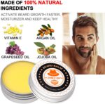 Bartpflege Set für Männer mit Bartöl, Balsam, Shampoo und Zubehör – Geschenkset (Sweet Orange) – Bild 5