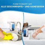 Everlasting Comfort Sensor Seifenspender  – automatischer Seifenspender mit 500 ml Füllvolumen – kontaktloser mit Einstellbarer Ausgabemenge – Bild 3