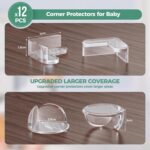 Peakally Eckenschutz Baby – Transparente Silikon-Kantenschützer 12x,16x,30x Stück – Bild 4