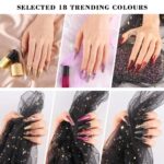 Lavender Violets UV-Gel-Nagellack Geschenk-Set Base und Matte-Glänzende Top Coat – Bild 3