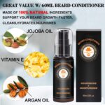 Bartpflege Set für Männer mit Bartöl, Balsam, Shampoo und Zubehör – Geschenkset (Sweet Orange) – Bild 2