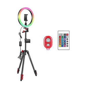 Neewer 12 Zoll RGB-Ringlicht Selfie-Ringlicht mit Stativständer und Telefonhalter